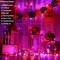 2 Pack Orange Purple Halloween Solar String Lights Total 144 FT 400 LED 8 Modes Waterproof (Orange Purple)